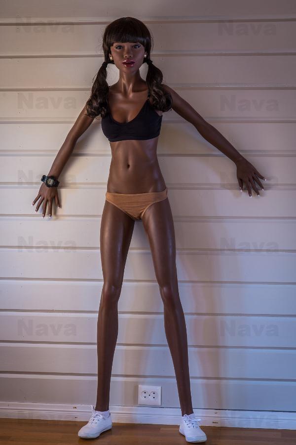 168cm (5ft 6") A-Cup Petite African Sex Doll - Patooty