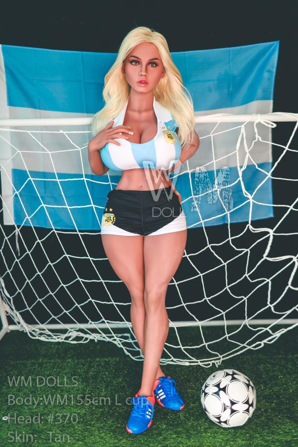 155cm (5ft 1') L-Cup Huge Boobs Soccer Star Doll - Lexi