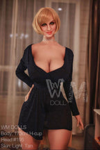 173cm (5ft 8") H-Cup Naked Blonde Sex Doll with Smily Face - Ginger