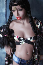 168cm (5ft6') A-Cup Full Body TPE Black Sex Doll - Grace