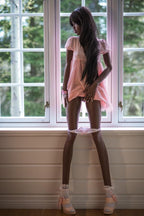168cm (5ft 6") A-Cup Black Skin Africa Girl Sex Doll - Nava