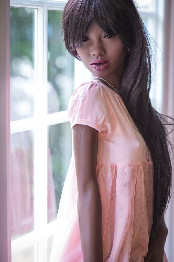 168cm (5ft 6") A-Cup Black Skin Africa Girl Sex Doll - Nava