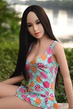 156cm (5ft 1") C-Cup Exhibitionist Sex Doll with Purple Hairs - Erika