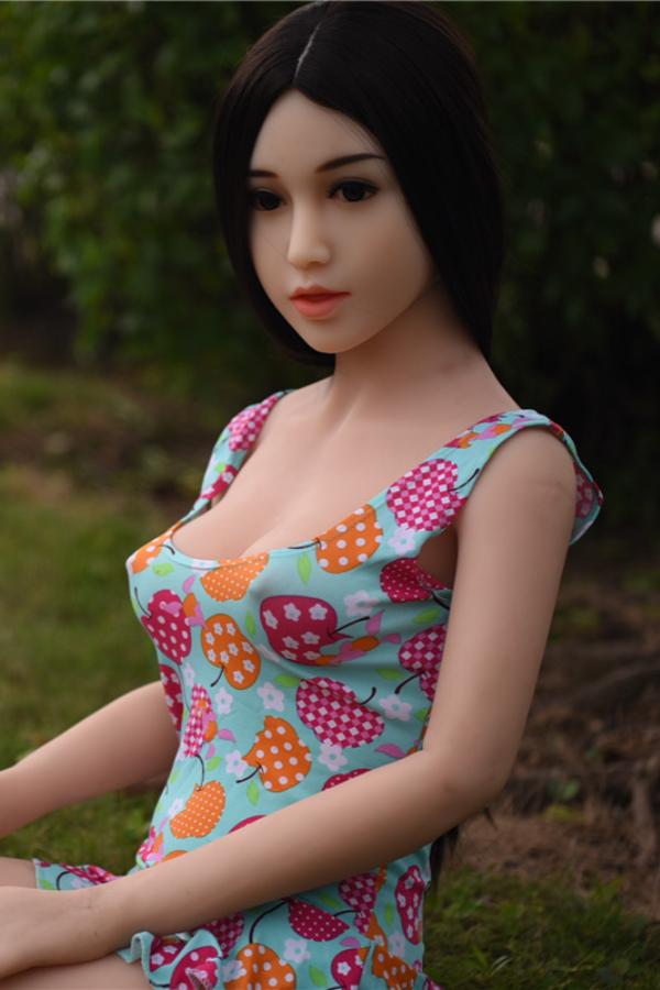 156cm (5ft 1") C-Cup Exhibitionist Sex Doll with Purple Hairs - Erika