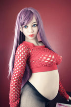 158cm (5ft 2') B-Cup Fat Girl Love Doll with Big Belly - Lakeisha