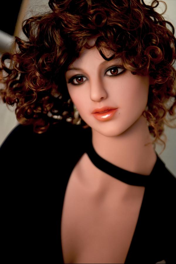 162cm (5ft3') B-Cup Sex Doll with Curly Hair - Brooks