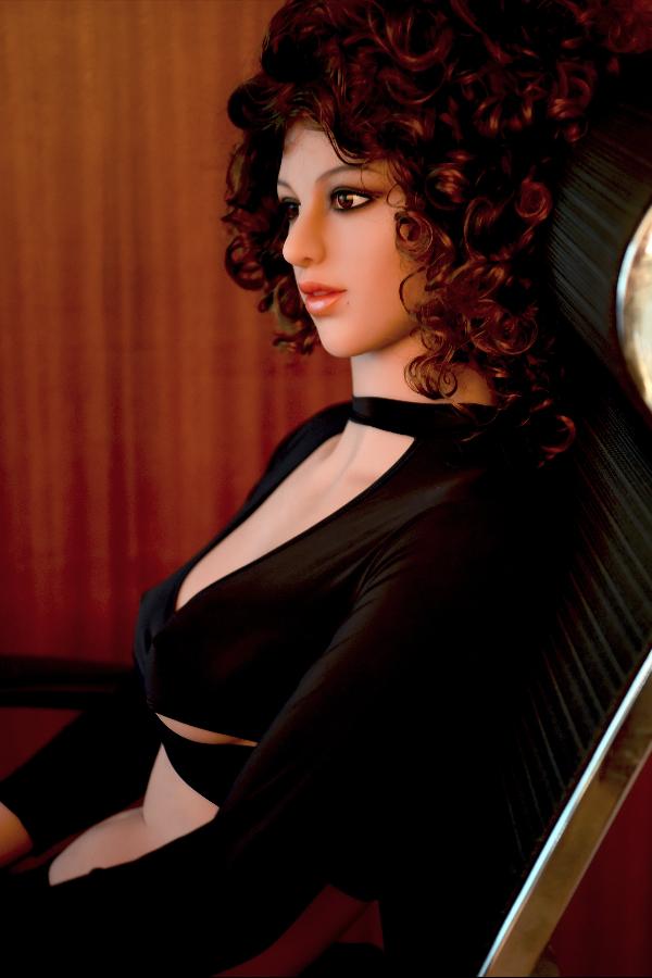 162cm (5ft3') B-Cup Sex Doll with Curly Hair - Brooks