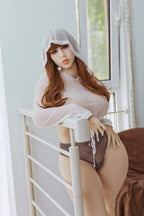 163cm (5ft 4") H-Cup Redhead Sex Doll with Natural Big Tits - Lucy