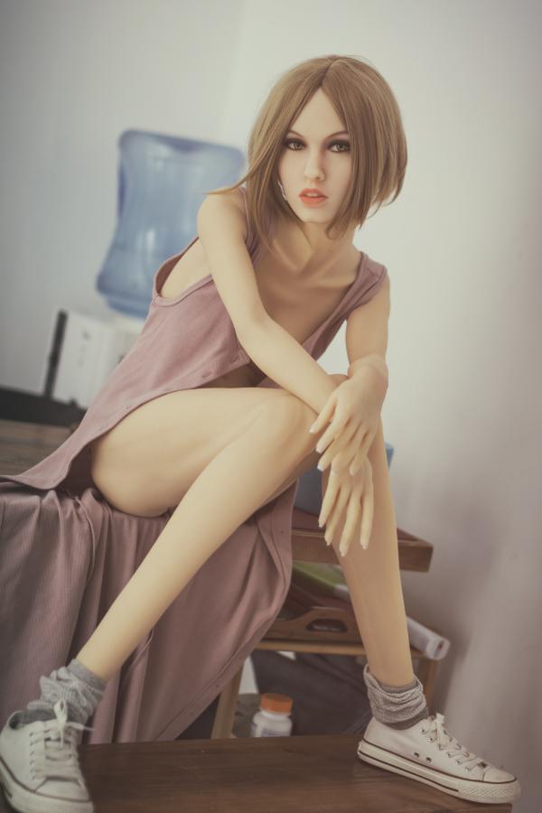 168cm (5ft 6") A-Cup Super Skinny Love Doll with Small Boobs - Pupa
