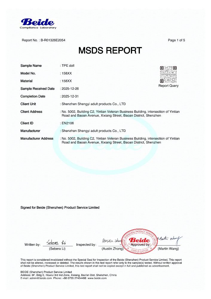 MSDS Report TPE