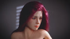 Video of Bubbly hybrid sex doll in lingerie, showing her big butt and curvy figure